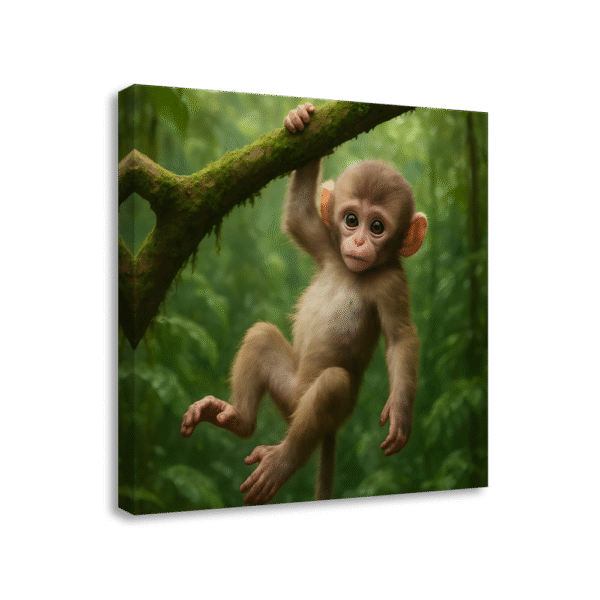 Baby Monkey in Rainforest | #0079
