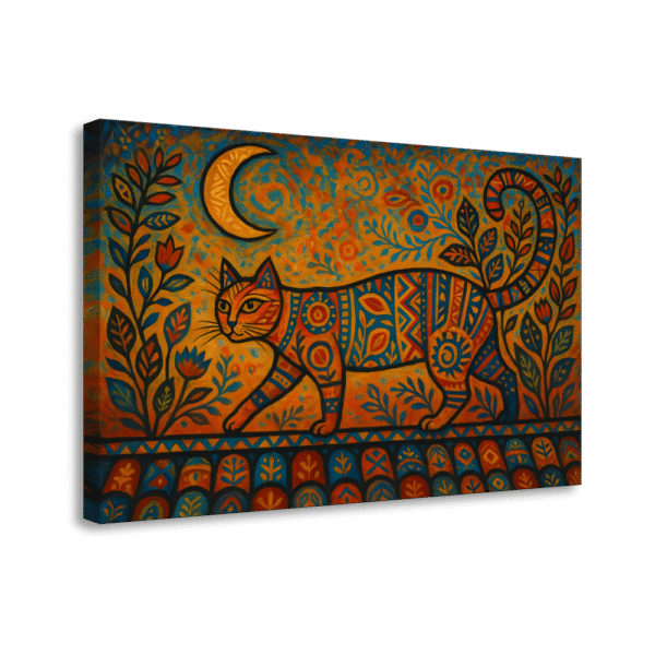 Cultural Cat on Rooftop | #0083