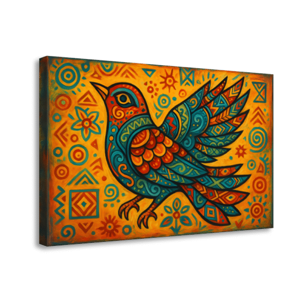 Ethnic Bird Art | #0128