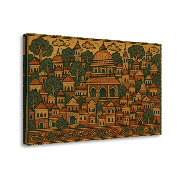 Kalamkari Cityscape | #0154