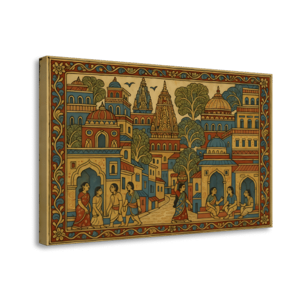 Kalamkari Cityscape | #0155
