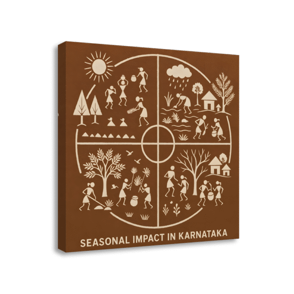 Karnataka Seasons in Warli | #0252