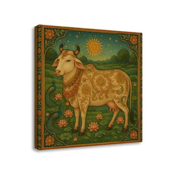 Majestic Pichwai Cow Scene | #0216