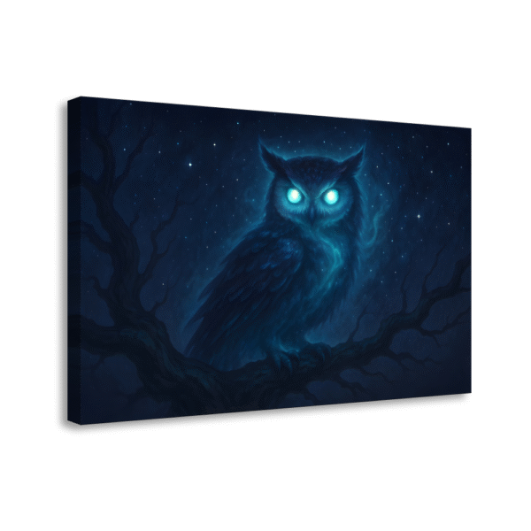 Mystic Owl under Stars | #0126