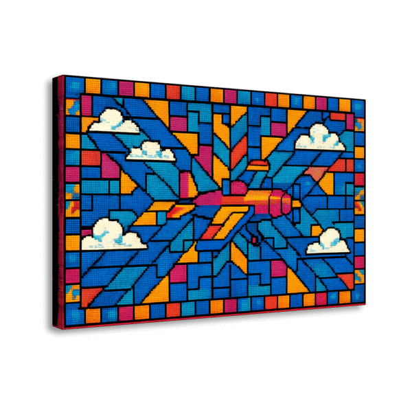 Retro Pixel Art Plane | #0229