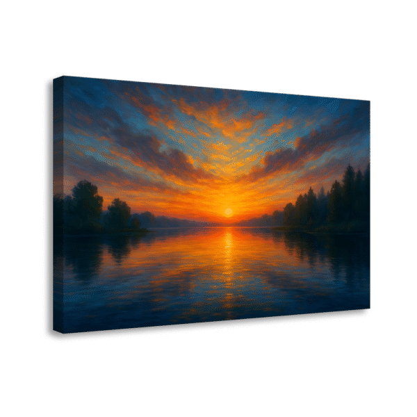 Sunrise Lake Reflection | #0037