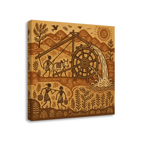 Warli Art Water Pump | #0255