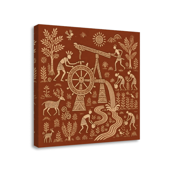 Warli Art Water Pump | #0256