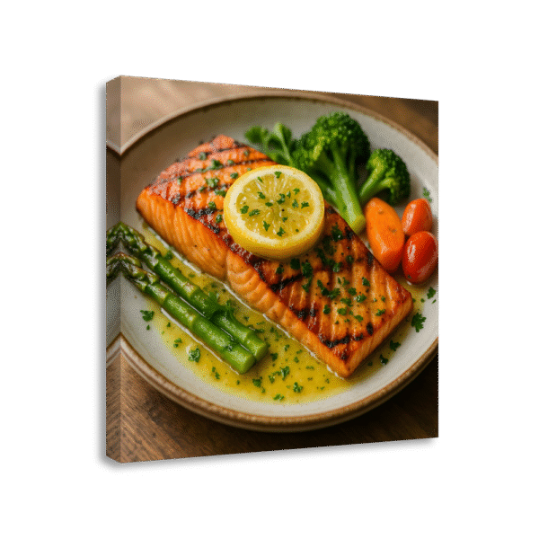 Grilled Salmon Delight | #0292